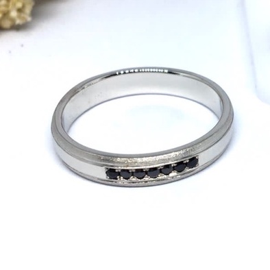 Cincin Kawin Kepulauan Talaud Platinum Kadar 10% - Bebas Request Model Cincin Custom By Mataram Jewe