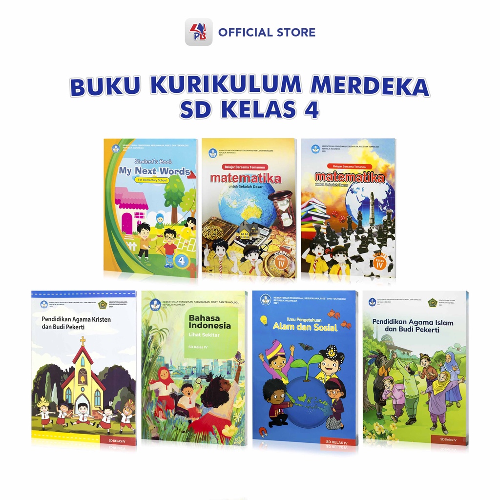 Jual Buku Kurikulum Merdeka SD Kelas IV - Bahasa Indonesia / Ilmu ...