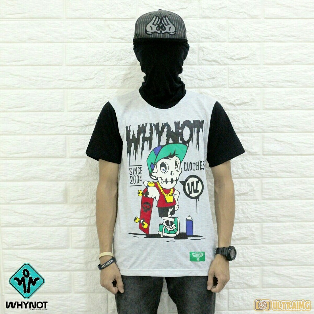 KAOS / BAJU / TSHIRT WHYNOT KUALITAS PREMIUM