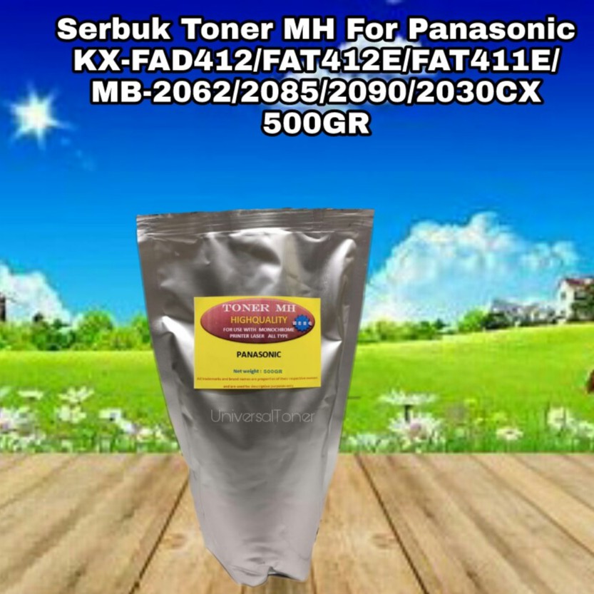 Serbuk Toner MH Khusus PAN KX-FAD412E KX-FAT411E MB1900 MB2000 MB2001 MB2010 MB2025 MB2030 MB2030CX 