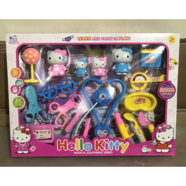 Mainan dokter-dokteran hello kitty medical set/hello kitty doctor set Diskon