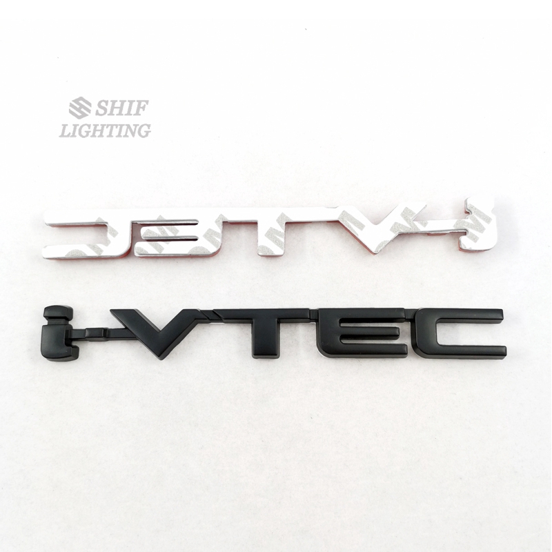 1Pc Stiker Emblem Logo i-VTEC iVTEC Bahan Metal Untuk Mobil Honda