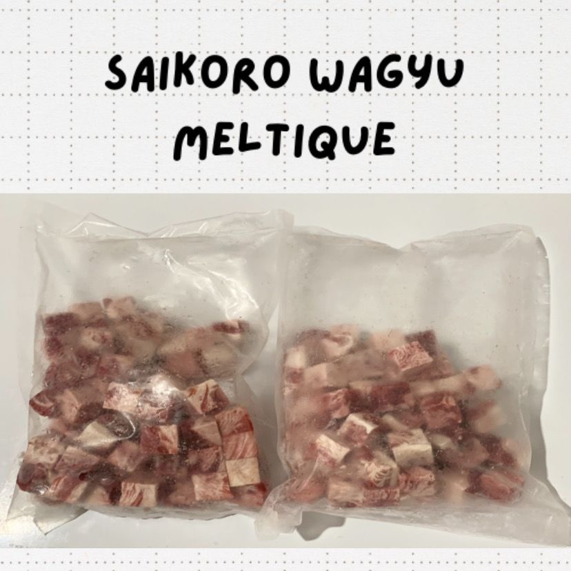 

Saikoro Wagyu Meltique Cube 500gr