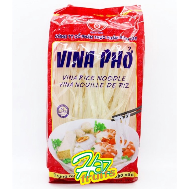 

Bich Chi Vina Pho Rice Noodle / Kwetiaw Mie Beras Vietnam - 400 Gram