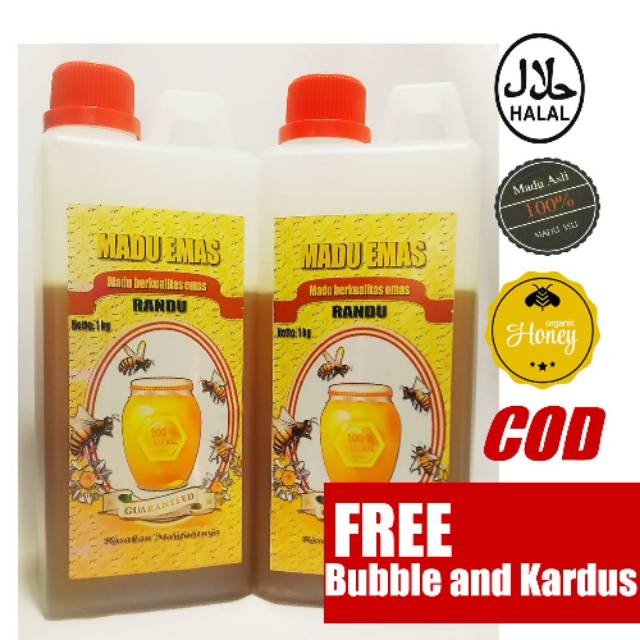 

Madu Randu Murni Asli 100% Tanpa Campuran 1kg