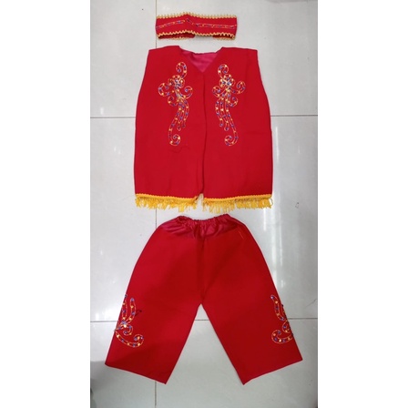 Baju adat anak dayak/baju dayak anak