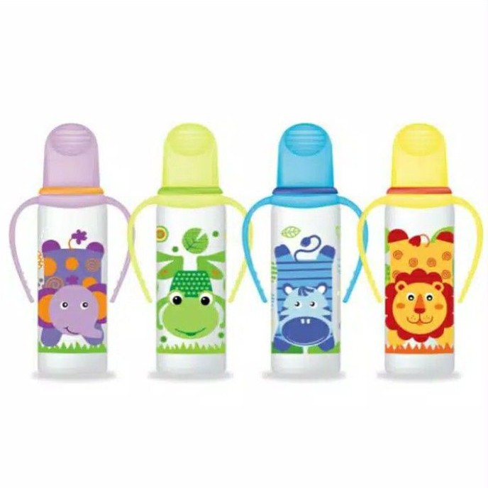 Baby Safe Botol Susu with Handle 250 ml JS005 (botol dot pegangan)