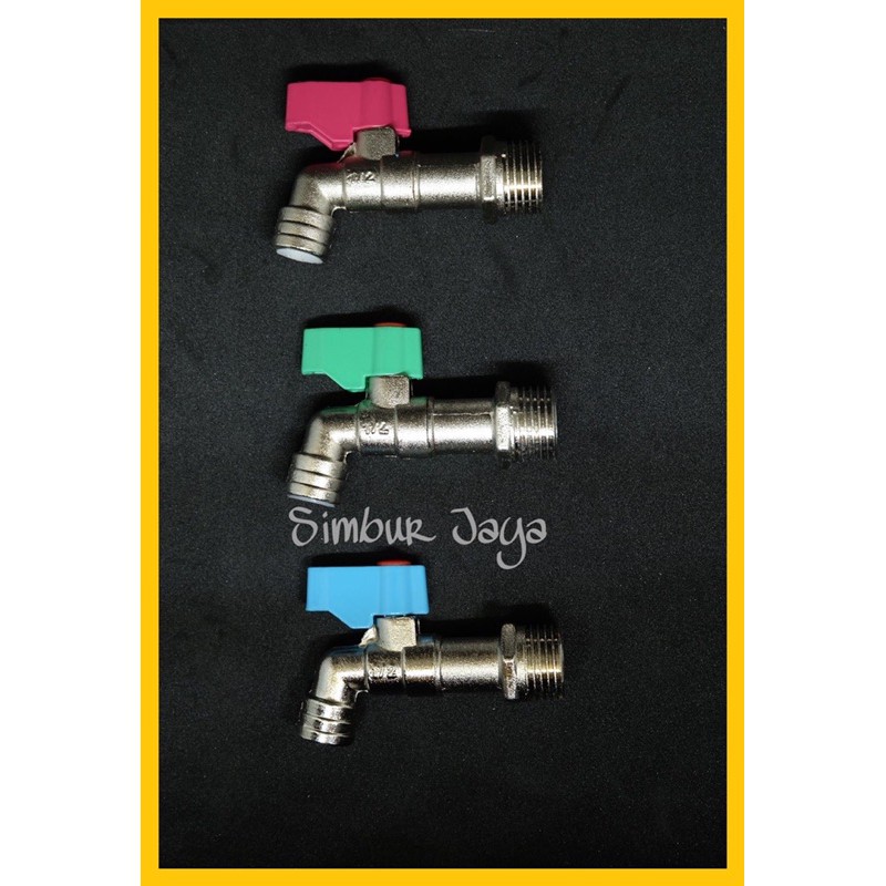 keran air besi pendek cebol kran air besi pendek 1/2 inchi