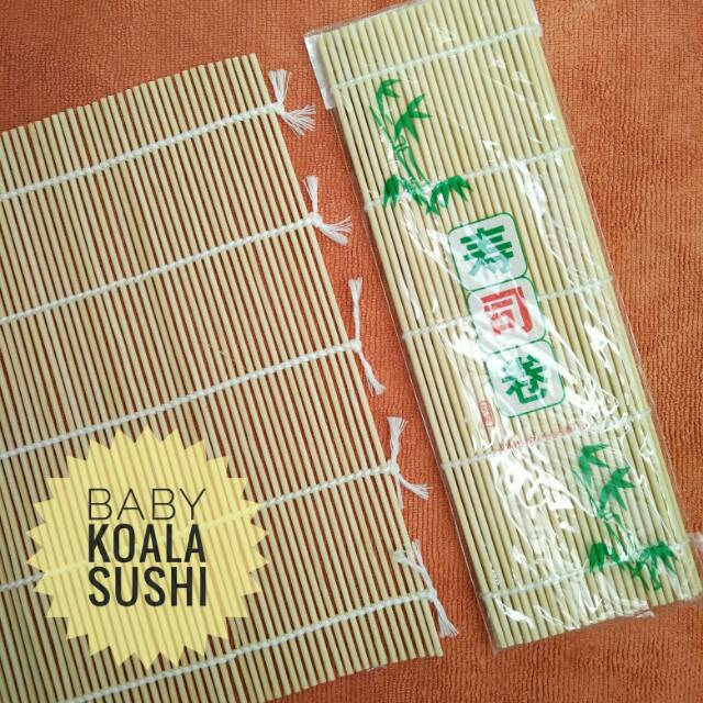 BAMBOO SUSHI MAT ROLLER Bambu Penggulung Sushi 1 Pcs | Simpul Non Simpul