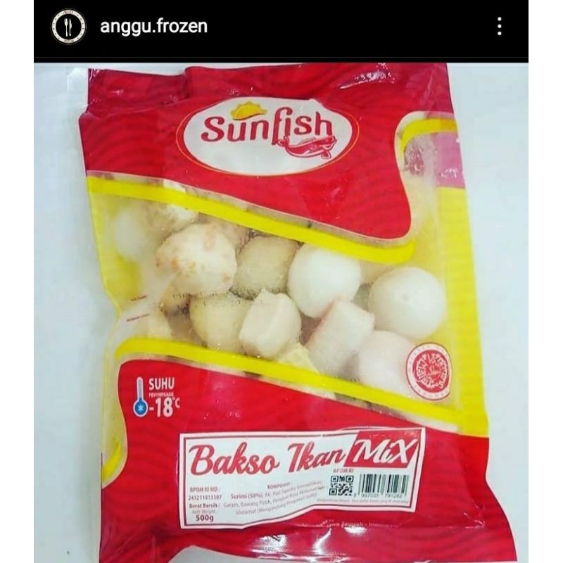 

bakso ikan mix "sunfish