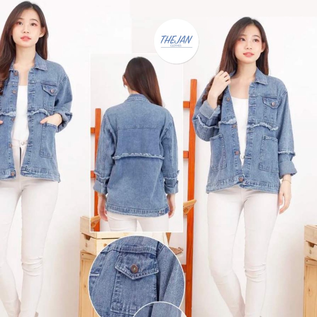 (ORIGINAL) Revla mix jacket jeans wanita by Genijeans