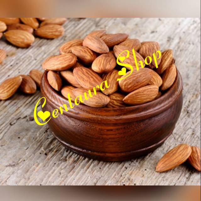 

Kacang Almond Utuh Kwalitas Super Unggul 100gr