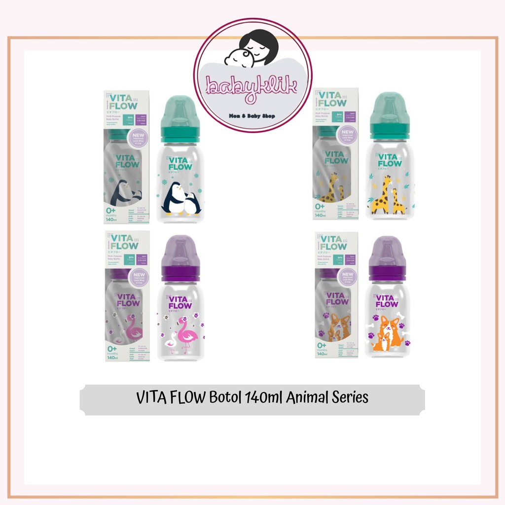 VitaFlow Botol 140ml Animal Series