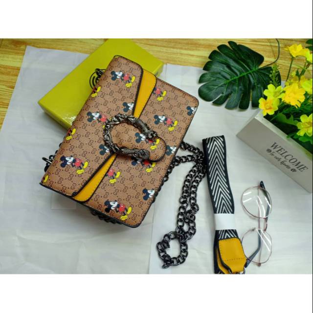 Tas Selempang Gucci Mickey