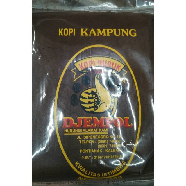 

Kopi Bubuk Cap Djempol khas Pontianak 200gr