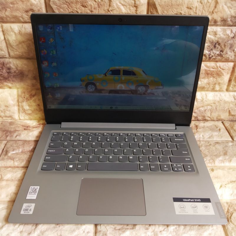 Laptop Bekas Lenovo Ideapad S145 i5-1035G1 4GB/SSD240GB Sliver Mulus