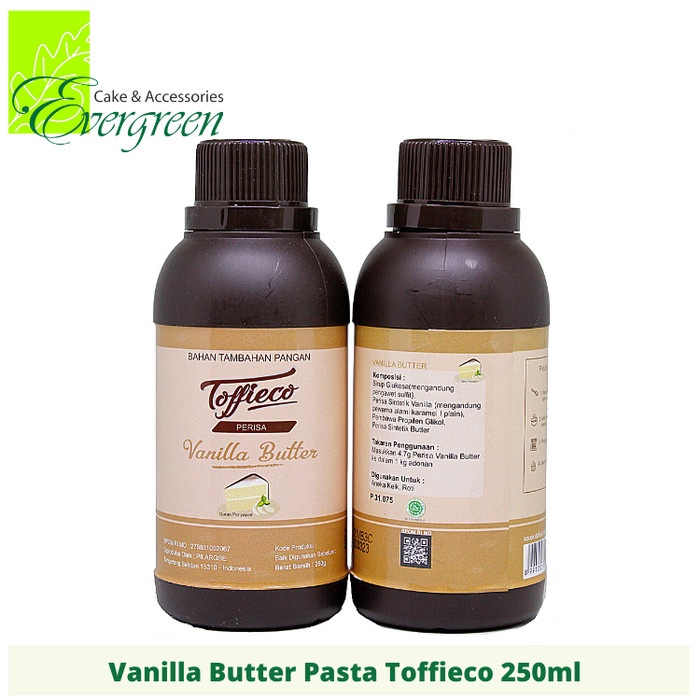 

Vanilla Butter Pasta Toffieco 250G