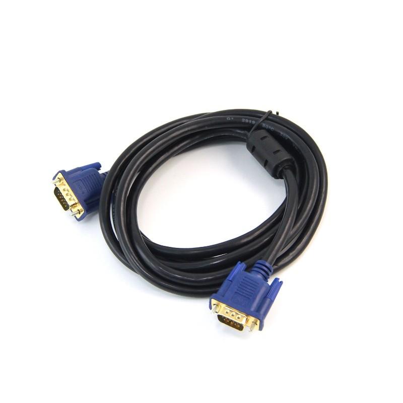 KABEL VGA 3 METER HQ MALE - MALE WITH STABILIZER | KABEL VGA TERMURAH MALE-MALE 3M HIGH QUALITY - TEKNO KITA