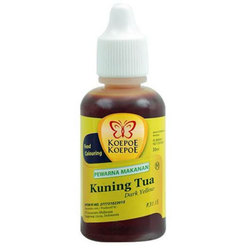 

Pewarna Kuning Tua 30ml Koepoe