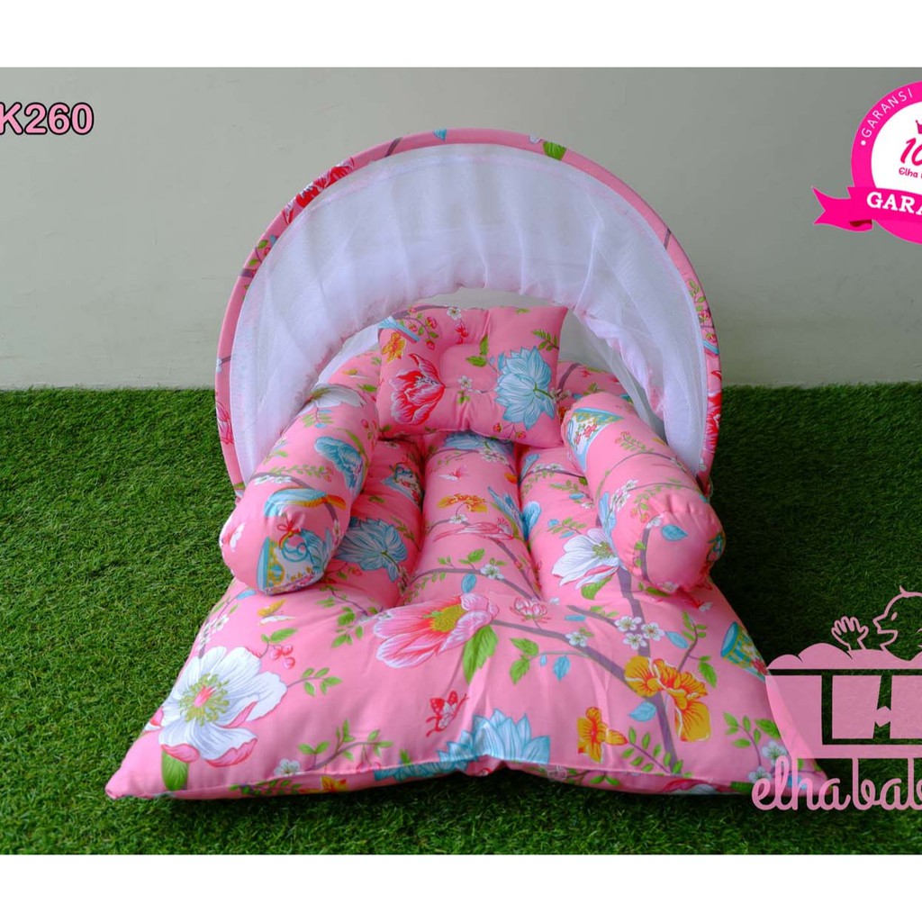 Kasur Bayi Baby Bess Lipat Berkelambu / Tempat Tidur Bayi Babybess / KASUR / KASUR LIPAT / Kelambu