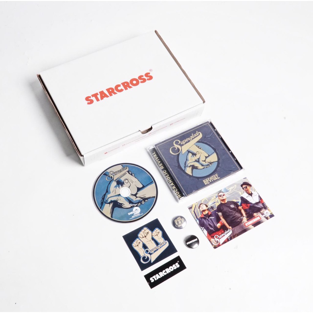 

STARCROSS Kaos - Kaos Pria - SUPERGLAD BOXSET