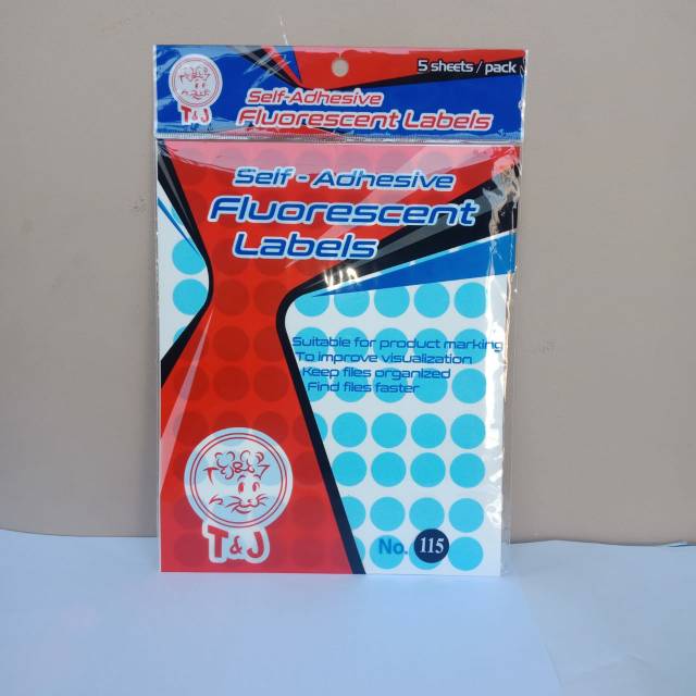 

LABEL / STICKER / Label Tom & Jerry Bulat No. 115 - BIRU