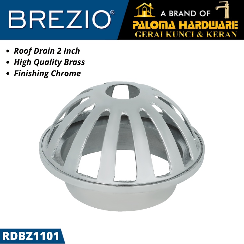 BREZIO ROOF DRAIN 2&quot; RDBZ 1101 Saringan Talang Air Saringan Dak Afur