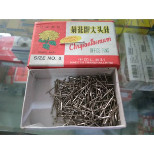 

Jual Chrysanthemum Office Pins Size No. 0 Per Duss Terlaris