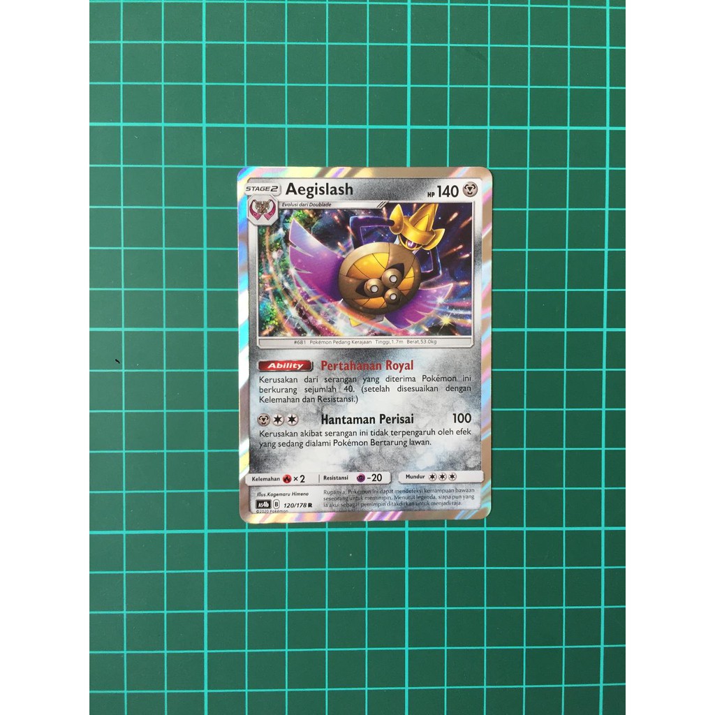 Aegislash Foil Kartu Pokemon TCG Indonesia
