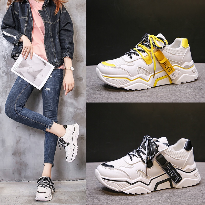 sepatu kets sneakers jintu wanita import korea 99