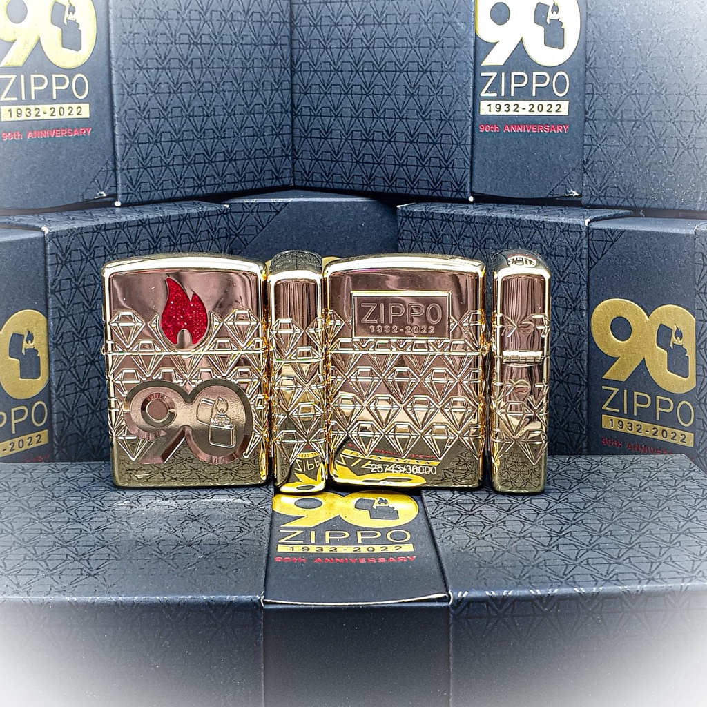 ⭐⭐⭐⭐⭐ Zippo Original 90Th Anniversary Asia COTY 49866