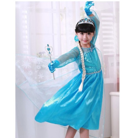  Baju  Dress Frozen  Elsa Rok Anak Gaun Pesta Anak Baju  