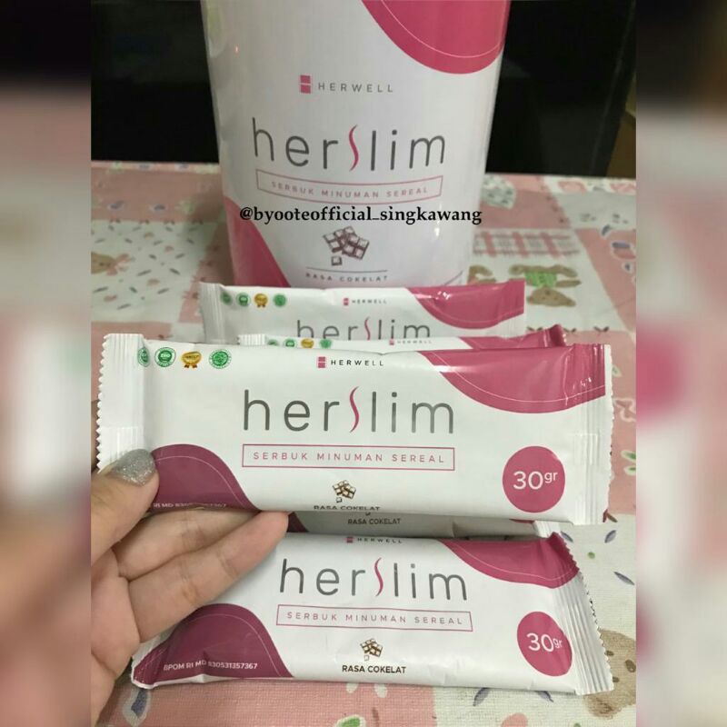 

HERSLIM 1 SACHET ECERAN SUSU SEREAL COKLAT SUPERFOOD