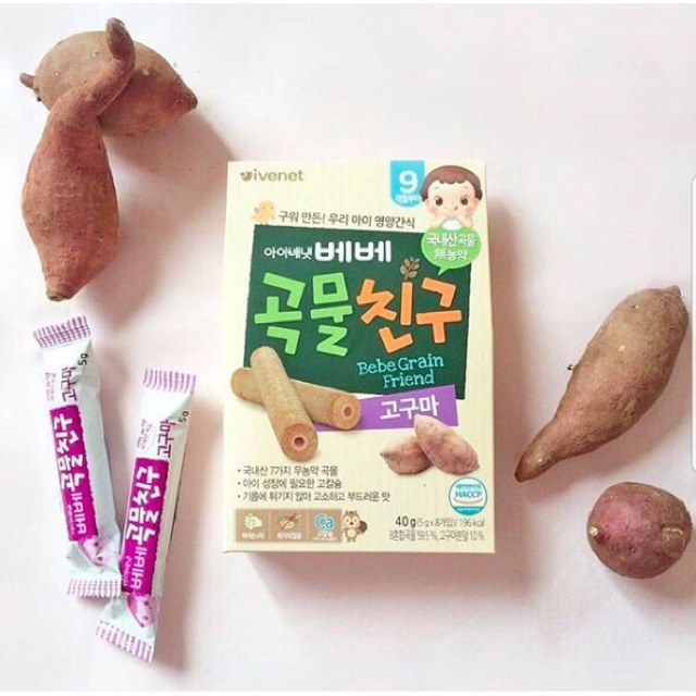 Ivenet Korean Snacks - Grain Friend Biscuit 9m+