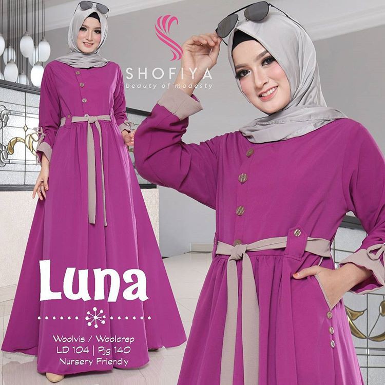 GAMIS SYARI ANNAJAH CAPUCCINO 900GR 110 140 ALLSIZE GAMIS SYARI BUSUI CADAR CREPE HQ POLOS MURAH I..