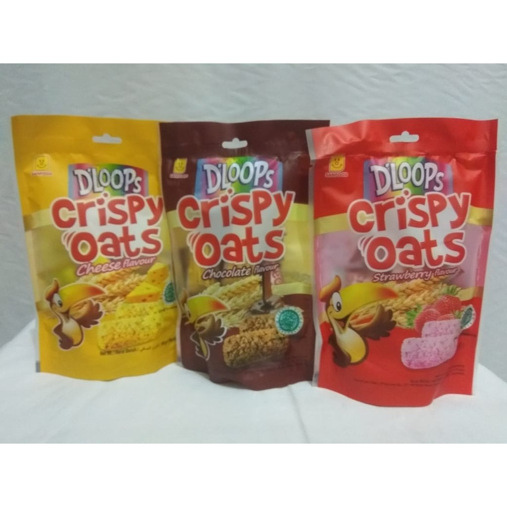 

Oleh Oleh Khas Solo Dloops Crispy Oats / snack enak / makanan ringan / oats / cemilan murah /jajanan