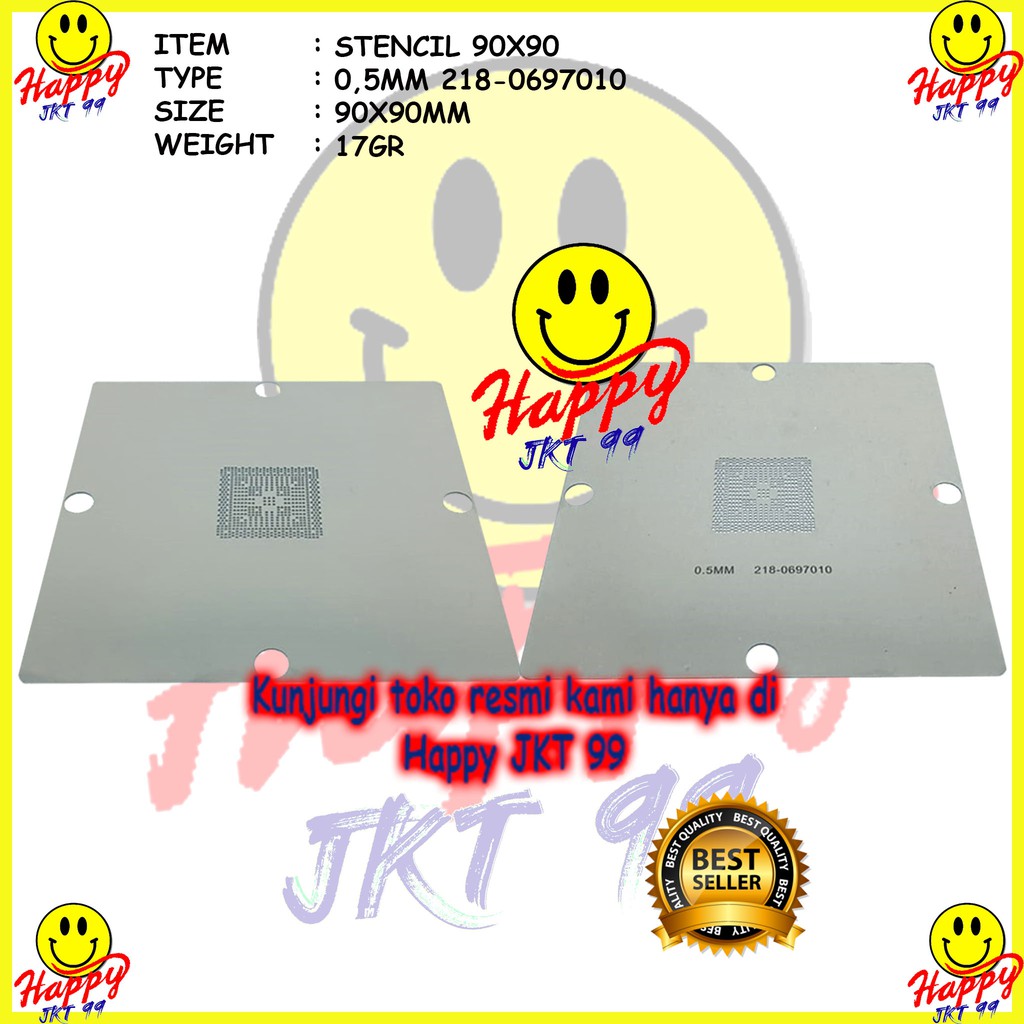 [ HAPPY JKT 99 ] STENCIL 90X90 218-0697014 218-0697010 218-0792001 218-0792006