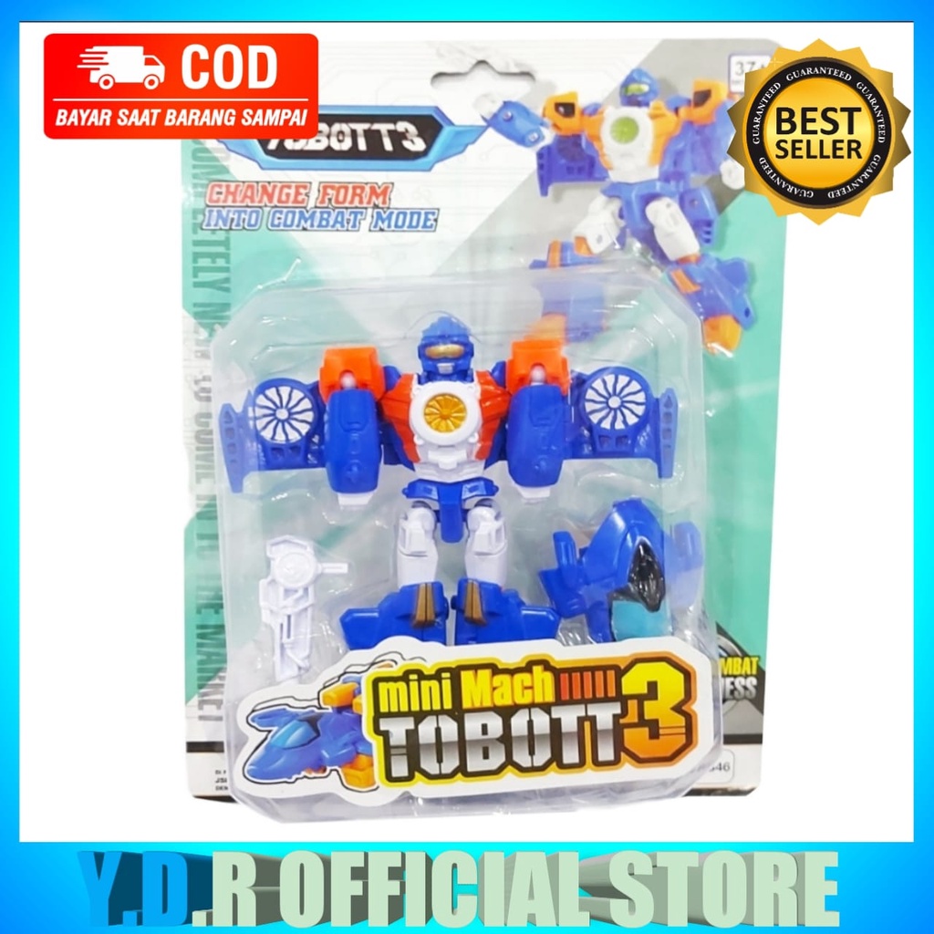 MAINAN ANAK ROBOT TOBOT TRANSFORMERS ROBOT BISA BERUBAH JADI MOBIL TOBOT HELI ATHLON PMK PROMO COD-4