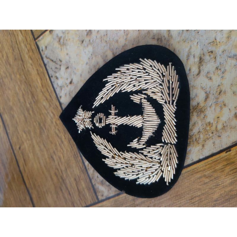 EMBLEM SULAM EMAS TOPI PET PELAYARAN