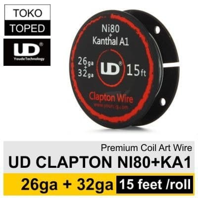 AN Authentic UD CLAPTON NI80 - KANTAL A1 Wire 26-32ga - kawat coil