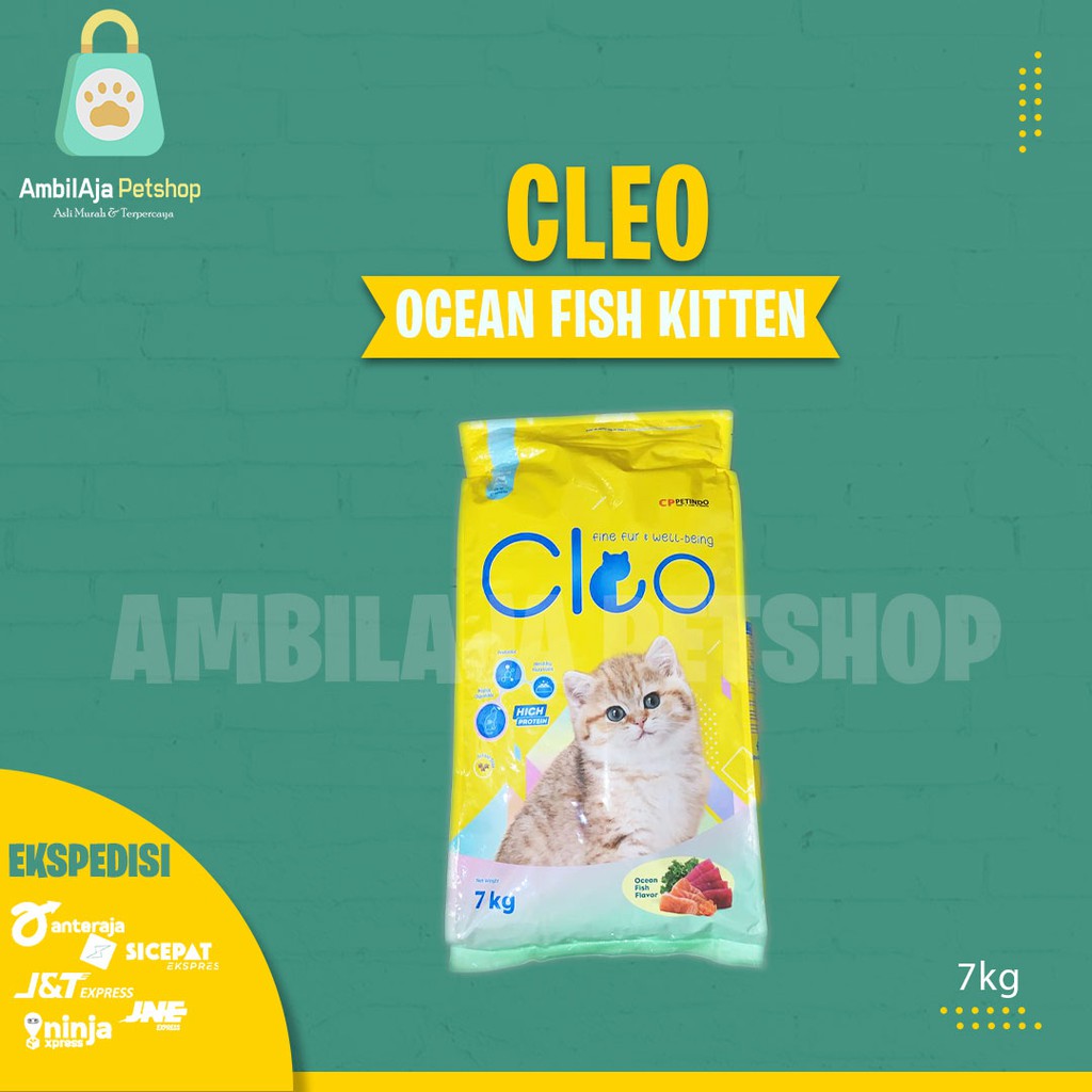 Makanan Kucing kering Cleo 7kg ALL VARIAN (GRAB GOSEND)