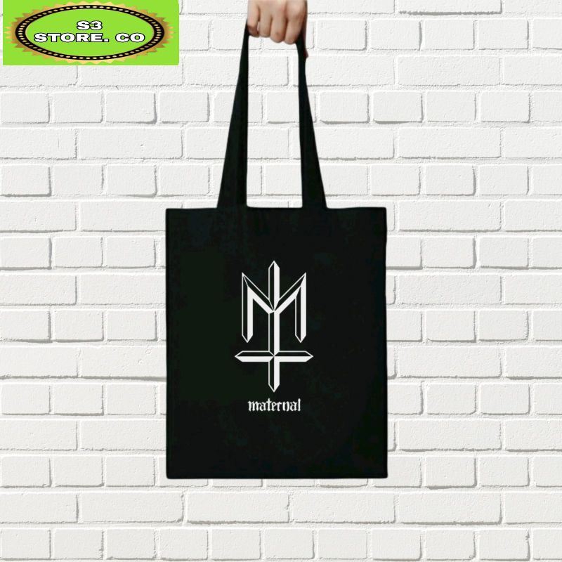 Totebag MATERNAL tote bag Distro original kanvas resleting tas jinjing pria wanita best seller COD