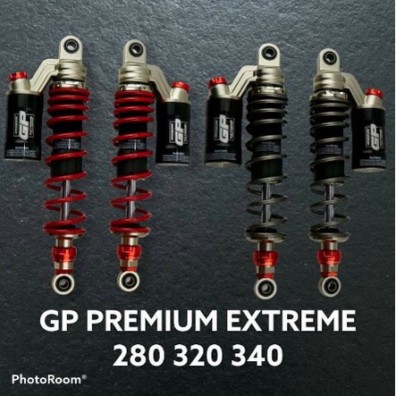 SHOCK SKOK RIDE IT GP PREMIUM  GP EXTREME GP 299 PRO SERIES NEW SC 280MM 320MM 340MM TABUNG ATAS BLA