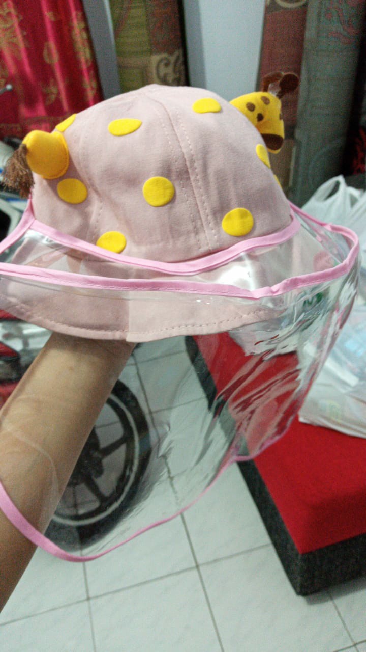 Ready Siap Kirim Face Shield Anak Anti Droplet Umur 1-6th