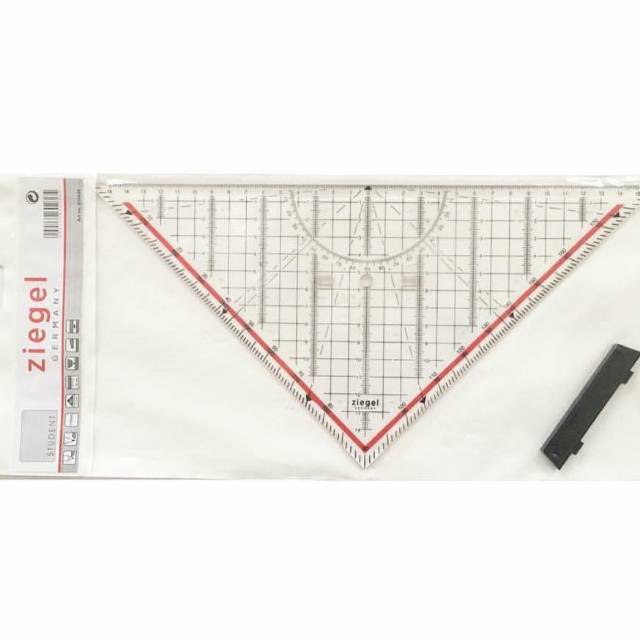 

Ziegel penggaris segitiga pegangan besar