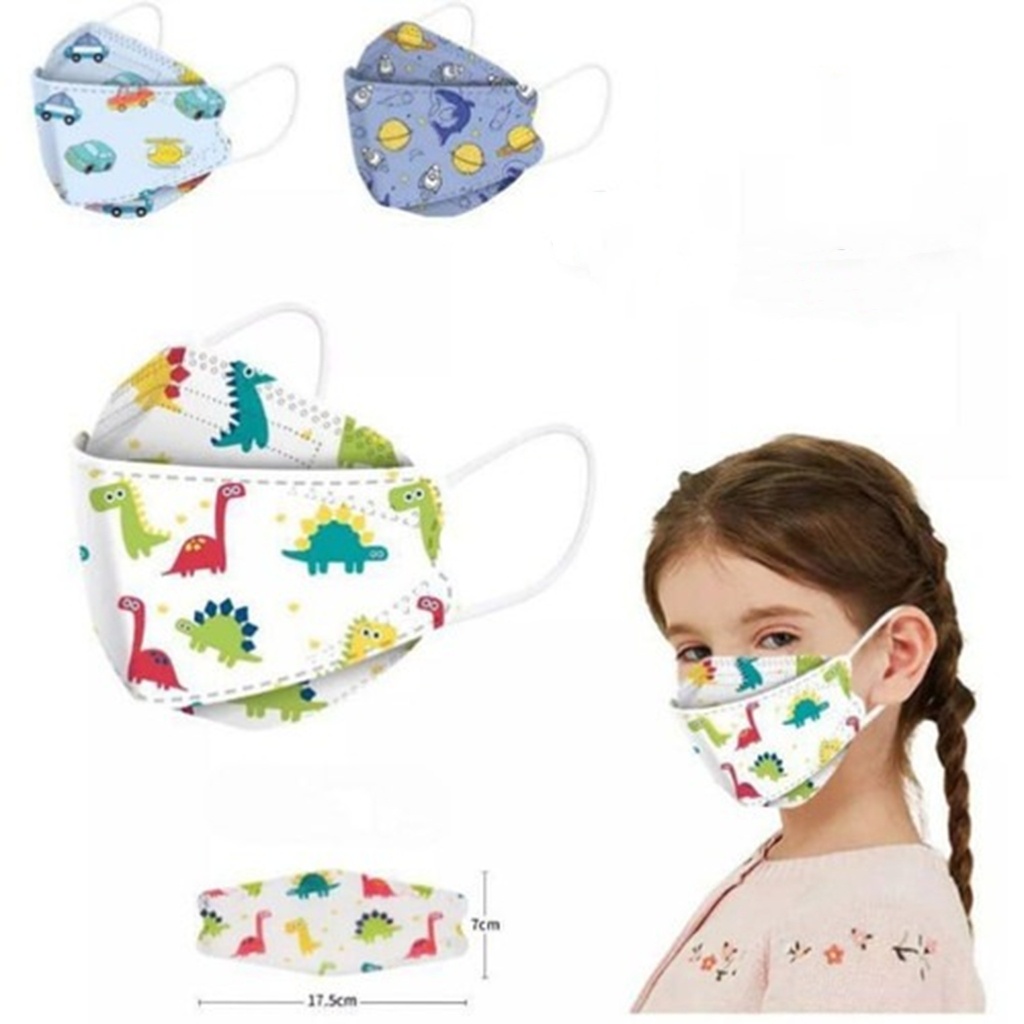 Masker Anak Karakter Masker KF94 Earloop 4Ply Isi 10PCS MALL SHOPPING