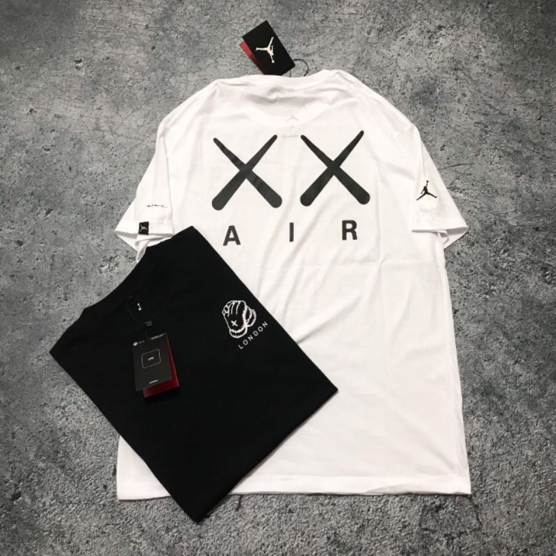 KAOS T-SHIRT JORDAN X KAWS FULLTAG &amp; LEBEL PREMIUM