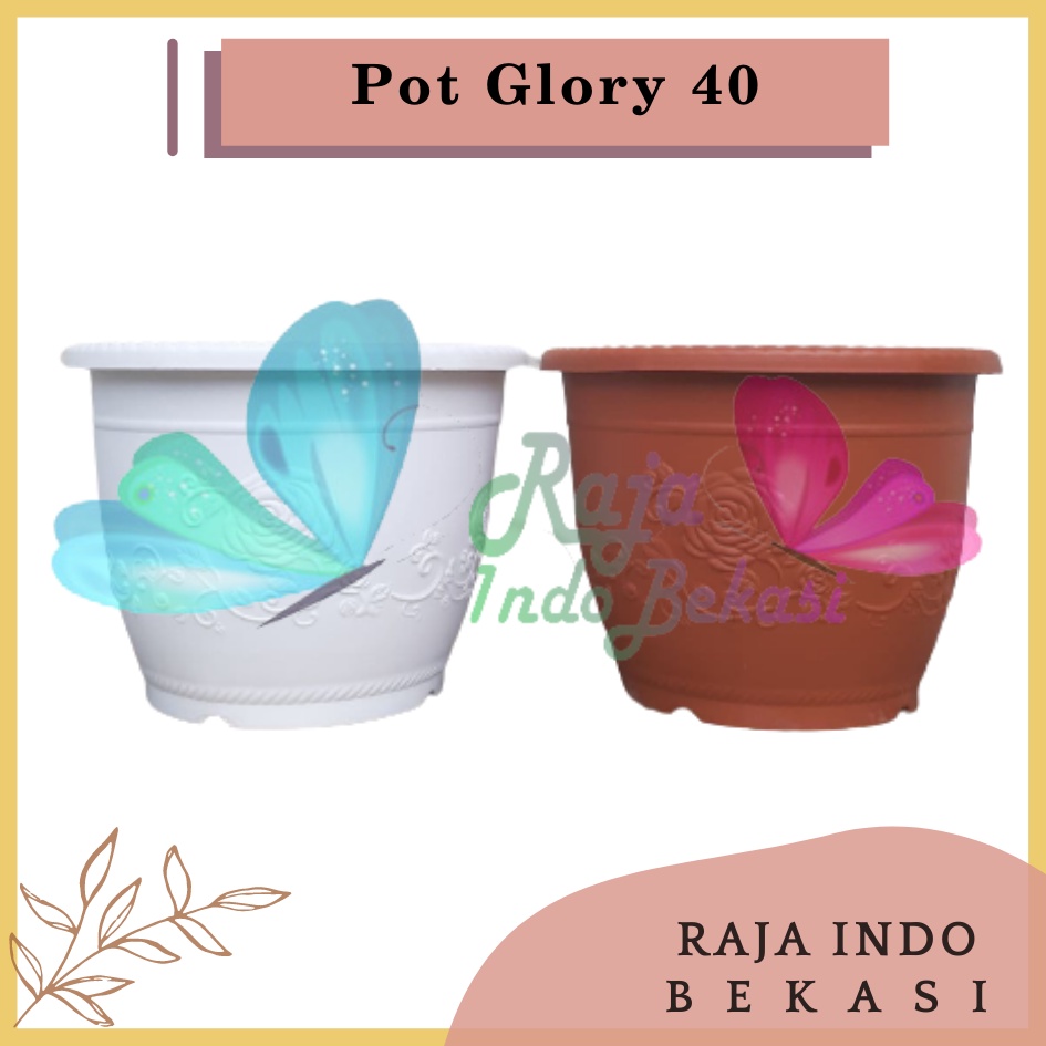 Pot Bunga Glory Shallom 40 Putih Coklat Orange Terakota Terraccota Pot Tanaman Glory 35cm Pot 35 Plastik 35cm Glory Vas Bunga Putih Pot Tanaman Hias