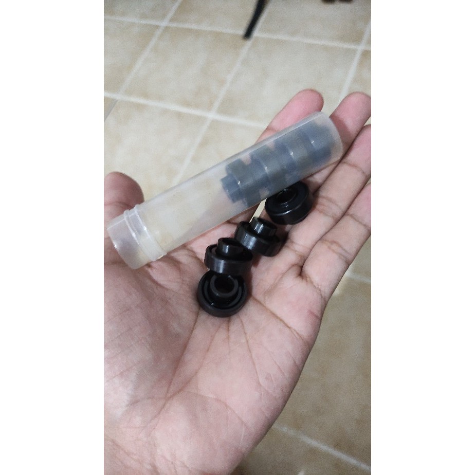 Bola bearing Keramik 608 Bahan Baja Krom Warna Hitam