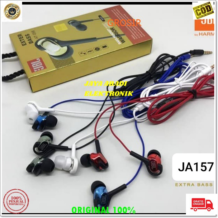 J157 HEADSET HP 3.5MM HANDSFREE STEREO DOBEL BASS SUPER EARPOD GALAXY HEADSET HANDSFREE HEADPHONE EARPHONE MUSIC VOKAL AUDIO SOUND EARPOD IN EAR KARET KARAOKE MEGA BAS J157  HEADSET HEADPHONE 3.5mm dobel bass double bas handsfree nelpon super earpod heads